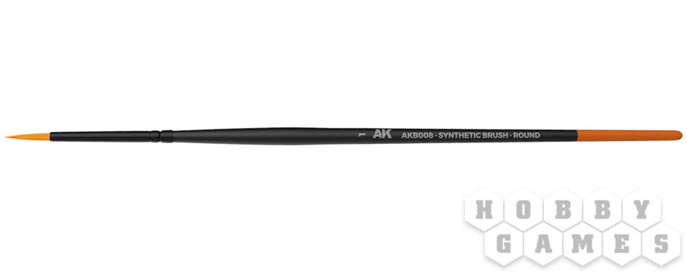 Кисть AK Synthetic Brush: Round 1 фото 2