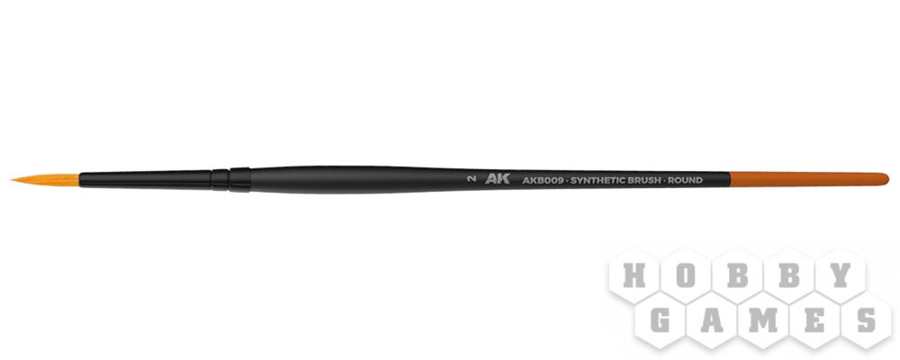 Кисть AK Synthetic Brush: Round 2 фото 2