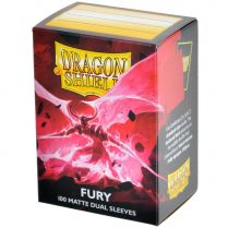 Протекторы Dragon Shield Dual (100шт., 63x88 мм): красные матовые