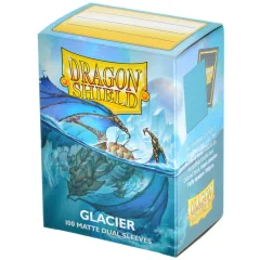 Протекторы Dragon Shield Dual (100шт., 63x88 мм): голубые матовые