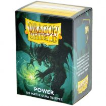 Протекторы Dragon Shield Daul (100шт., 63x88 мм): тёмно-зелёные матовые