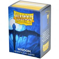 Протекторы Dragon Shield Dual (100шт., 63x88 мм): тёмно-синие матовые