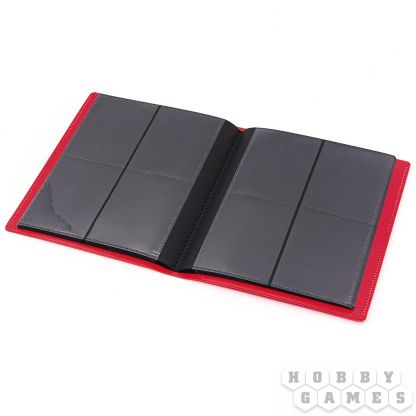 Альбом Card-Pro (c листами по 2x2 кармашка): Красный фото 3