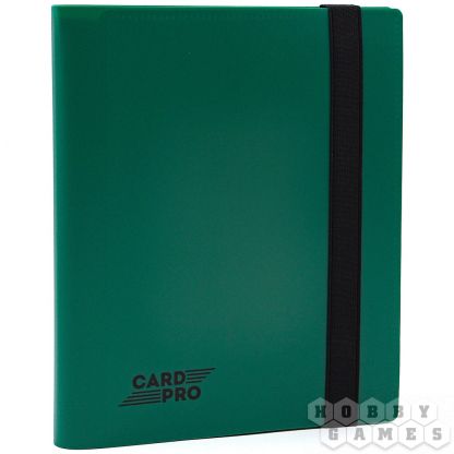 Альбом Card-Pro (c листами по 2x2 кармашка): Зелёный