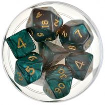 Набор кубиков Dice and Games: Pearl Green, 7 шт.