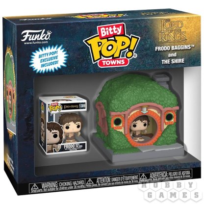 Набор фигурок Bitty POP! Town. The Lord of the Rings: Frodo Baggins and The Shire фото 2