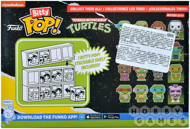 Набор фигурок Bitty POP! Teenage Mutant Ninja Turtles (Донателло) фото 2