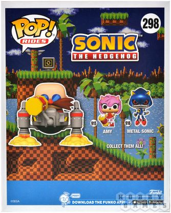 Фигурка Funko POP! Rides. Sonic the Hedgehog: Dr. Eggman 298 фото 4