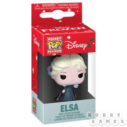 Брелок Funko POP! Pocket Keychain. Frozen: Elsa (Winter Outfit) фото 2