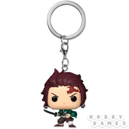 Брелок Funko POP! Pocket Keychain. Demon Slayer: Tanjiro Kamado (2023)