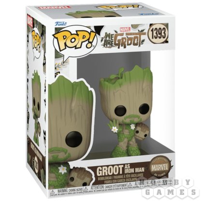 Фигурка Funko POP! We are Groot: Groot as Iron Man 1319 фото 2
