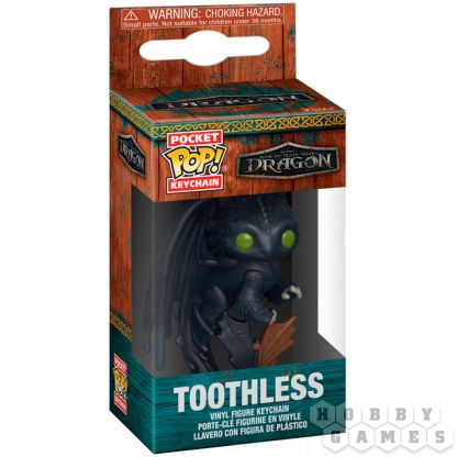 Брелок Funko POP! Pocket Keychain. How to Train Your Dragon: Toothless фото 2