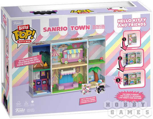 Набор фигурок Bitty POP! Bitty Box. Hello Kitty and Friends: Sanrio Town фото 2