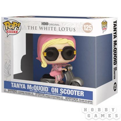 Фигурка Funko POP! Rides. The White Lotus: Tanya McQuoid on Scooter 125 фото 2