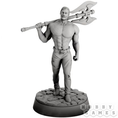 Миниатюра "Человек-варвар Касадор"