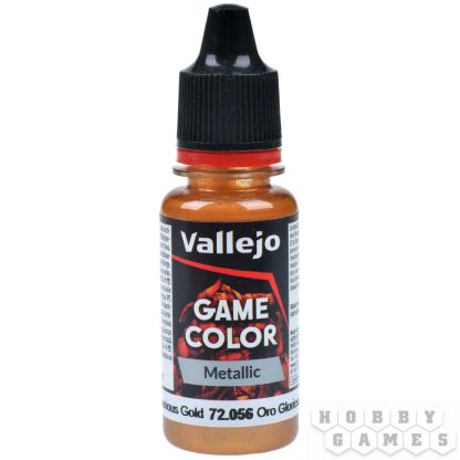 Краска Vallejo Game Color: Glorious Gold 72.056