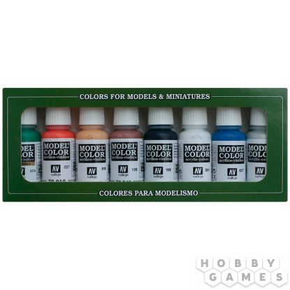 Набор красок Vallejo Model Color: Wargames Basics 70.103