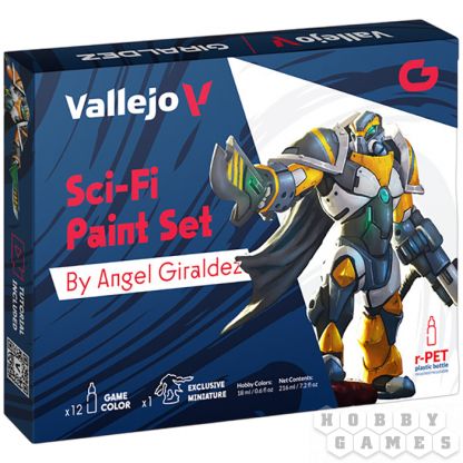 Набор красок Vallejo Giraldez: Sci-Fi Paint Set 72.313