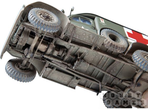 Американский армейский медицинский автомобиль WC-54 фото 6