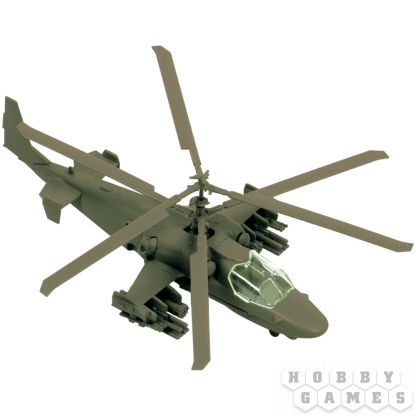 Российский боевой разведывательно-ударный вертолёт Ка-52 &quot;Аллигатор&quot; (1:144) фото 3