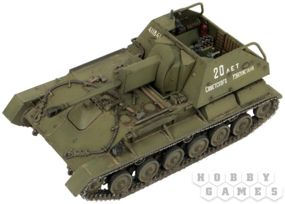 Советская самоходная артиллерийская установка СУ-76М (1:72) фото 4