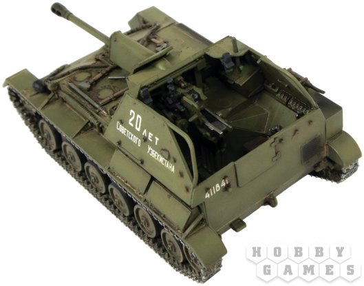 Советская самоходная артиллерийская установка СУ-76М (1:72) фото 3