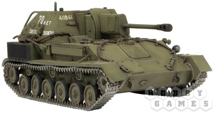 Советская самоходная артиллерийская установка СУ-76М (1:72) фото 5