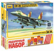 Подарочный набор "Истребитель завоевания превосходства в воздухе Су-35"
