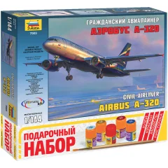 Подарочный набор "Гражданский авиалайнер Аэробус А-320"