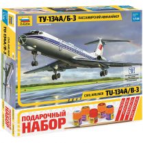Подарочный набор "Пассажирский авиалайнер Ту-134А/Б-3"