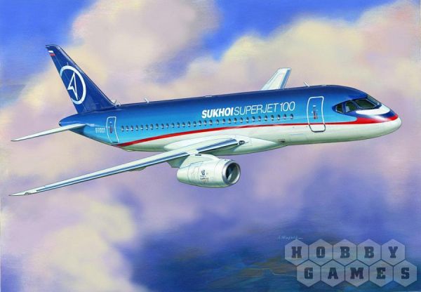 Подарочный набор "Пассажирский авиалайнер Superjet 100" фото 2