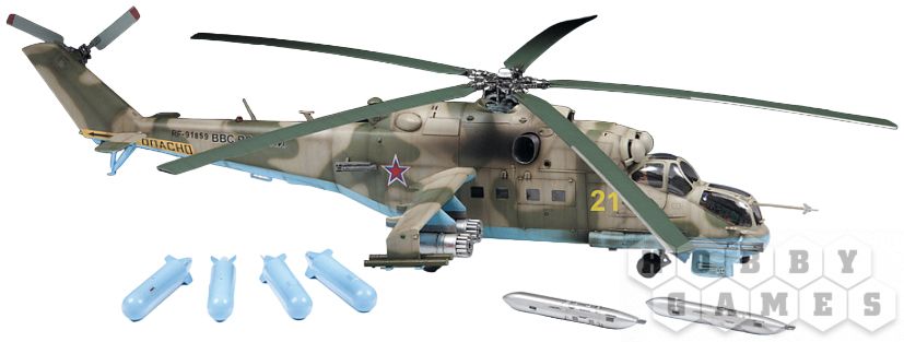 Советский ударный вертолёт МИ-24П (1:48) фото 3