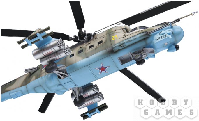 Советский ударный вертолёт МИ-24П (1:48) фото 5