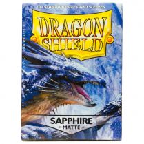 Протекторы Dragon Shield (100 шт., 63х88 мм): сапфировые матовые