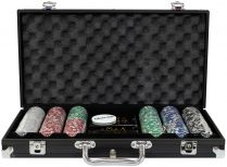 Фабрика Покера: Набор из 300 фишек для покера с номиналом в черном кейсе