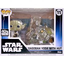 Фигурка Funko POP! Star Wars.The Empire Strikes Back: Dagobah Yoda with Hut 11