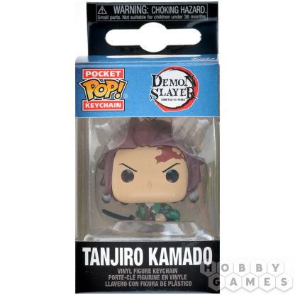 Брелок Funko POP! Pocket Keychain. Demon Slayer: Tanjiro Kamado (2023) фото 2