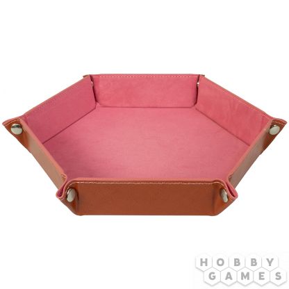 Лоток для кубиков MTGTRADE: шестиугольный большой, розовый