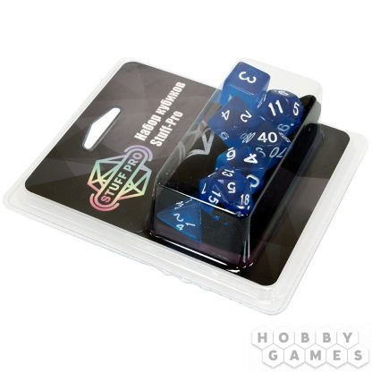 Набор кубиков Stuff-Pro прозрачный синий