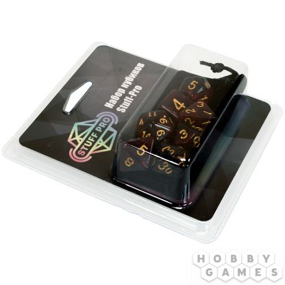 Набор кубиков Stuff-Pro звездный красный черный