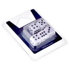 Набор стандартных кубиков D6 Stuff Pro, 5 шт. (12 мм белые)