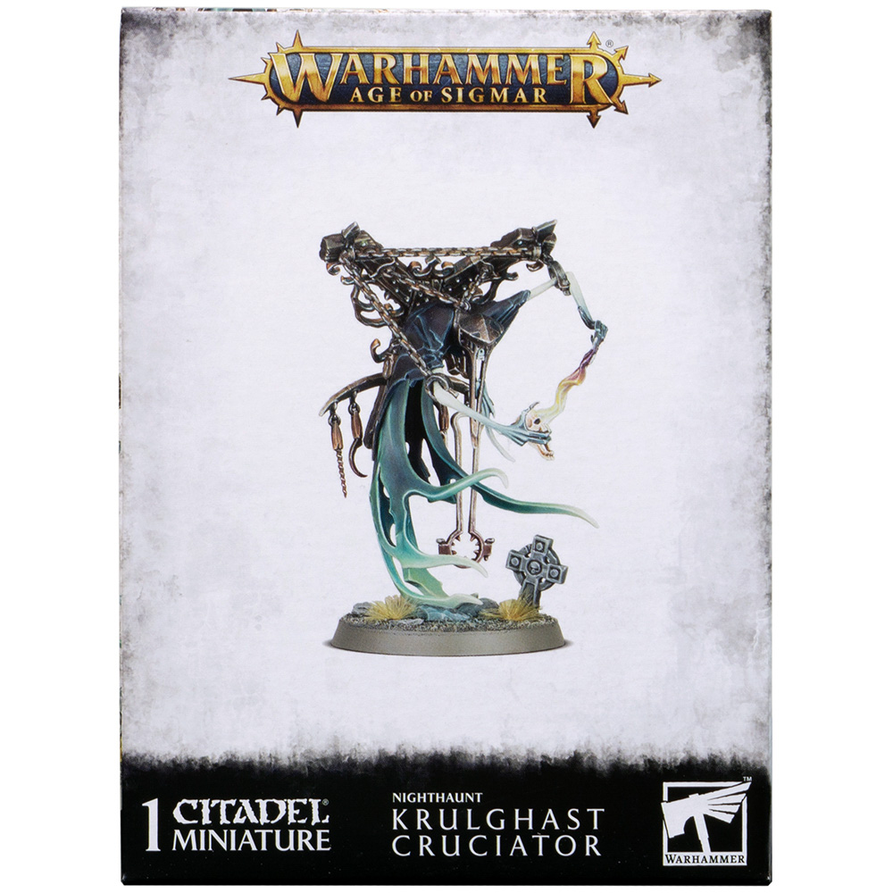 Warhammer AoS – Nighthaunt Krulghast Cruciator – Kit Plastique 11 Pièces – Figurine 40 Mm – Jeu De Figurines